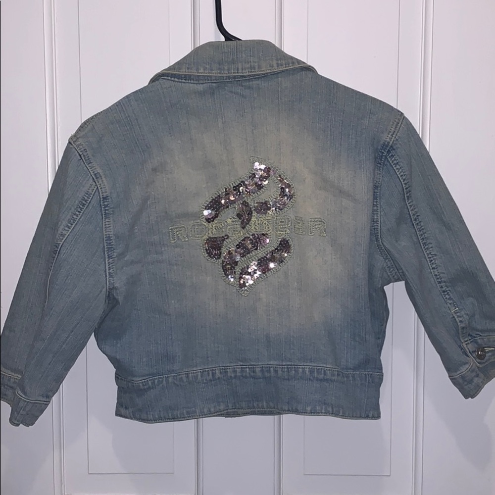 Vintage denim Rocawear crop jacket